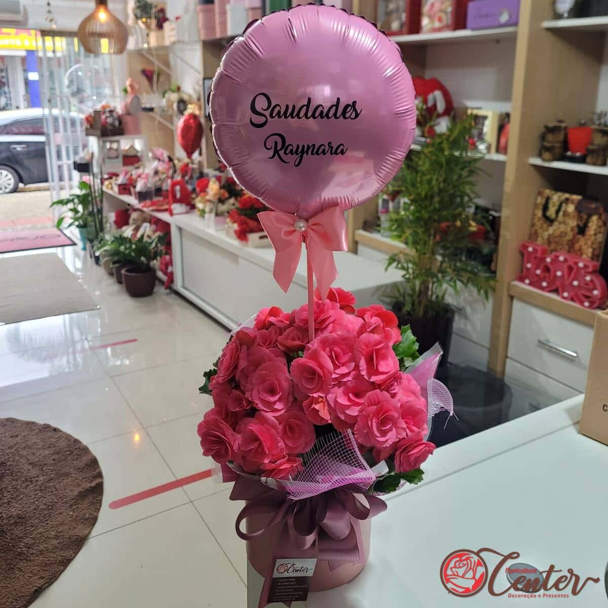 Flores e Balão