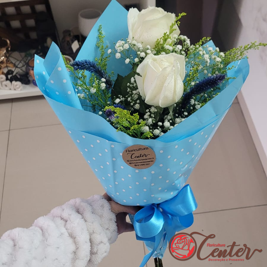 Buquê de Rosas Brancas