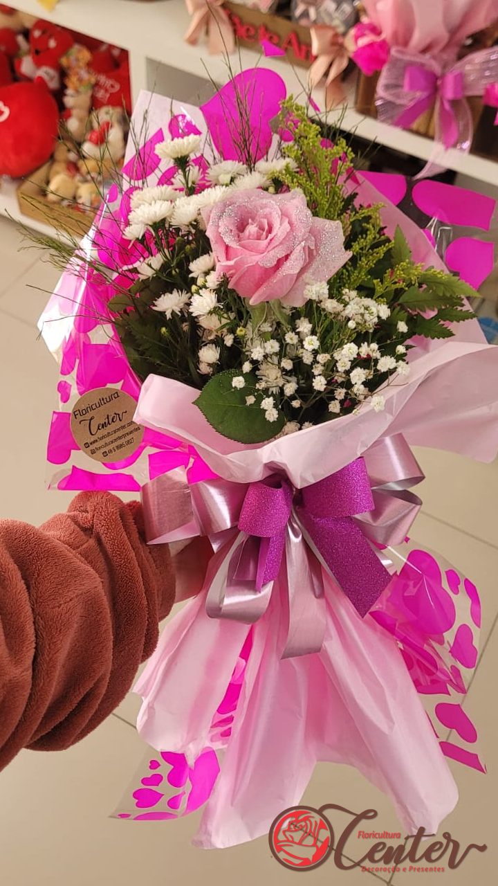 Uma rosa decorada