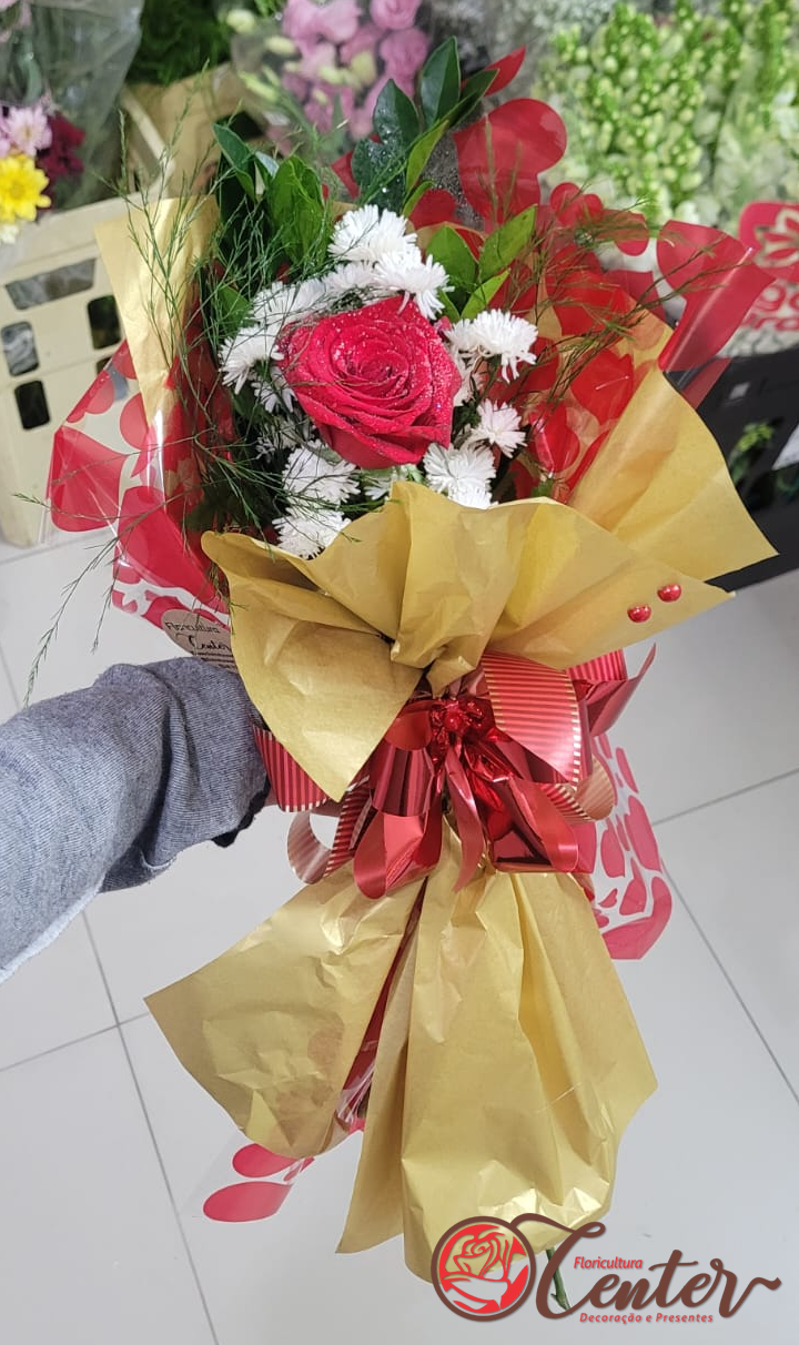 Uma rosa decorada