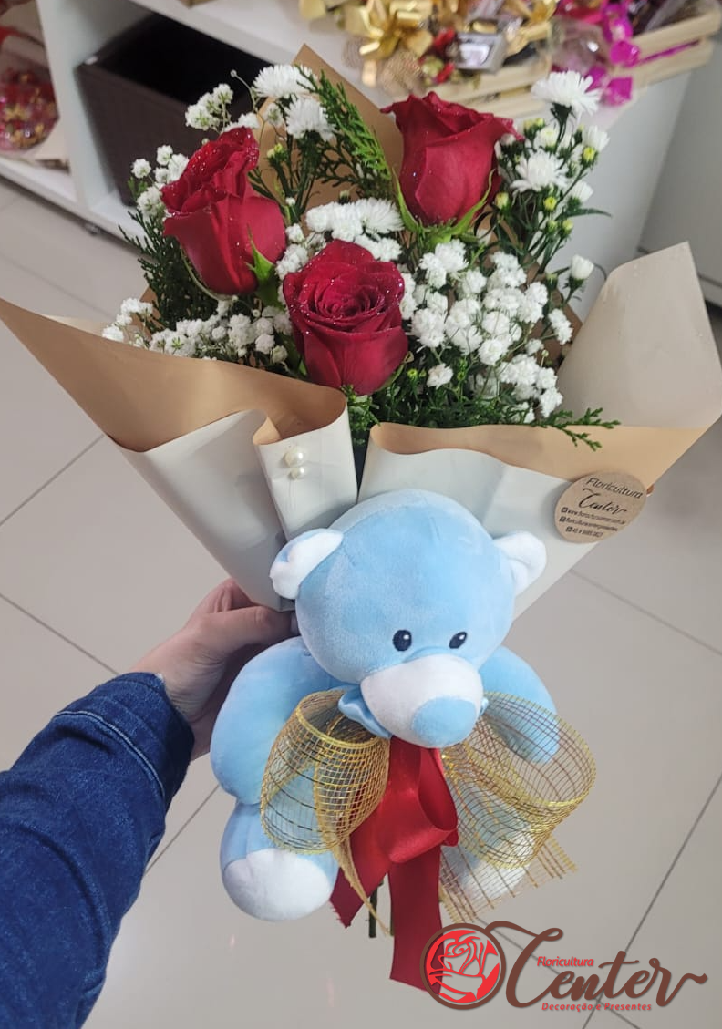 Buque de Rosas Vermelhas