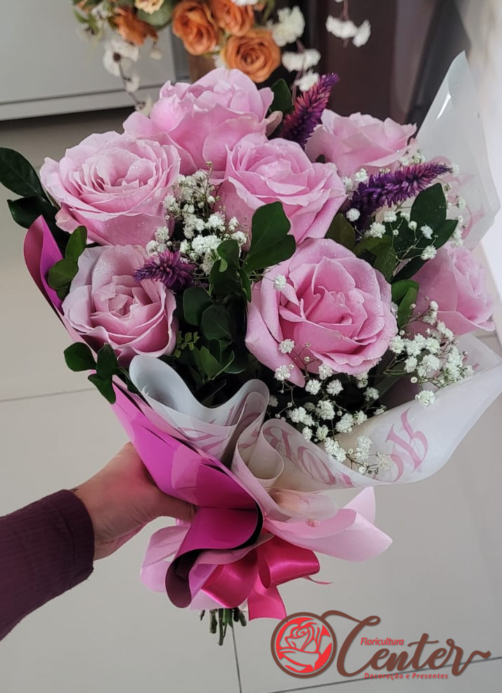 Buquê de Rosas cor de rosa