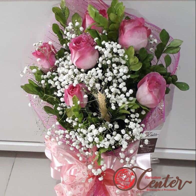 Buque de Rosas cor de Rosa