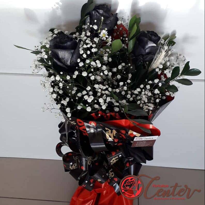 Buquê de Rosas Pretas